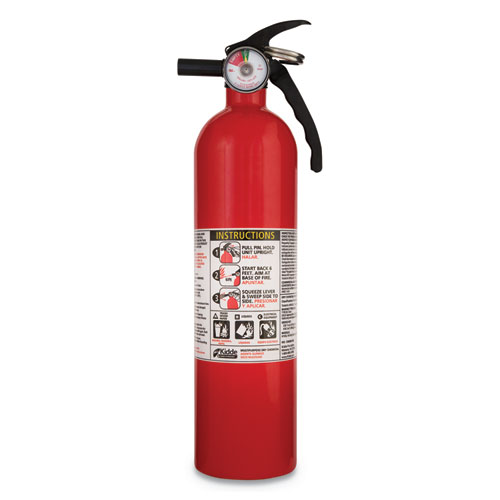 Image of Kidde Full Home Fire Extinguisher, 1-A, 10-B:C, 2.5 Lb