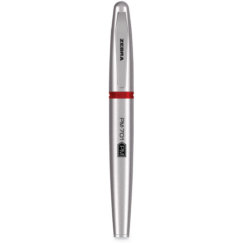 Zebra® Pm-701 Permanent Marker, Medium Bullet Tip, Red