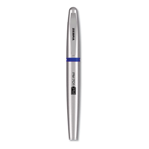 Zebra® Pm-701 Permanent Marker, Medium Bullet Tip, Blue