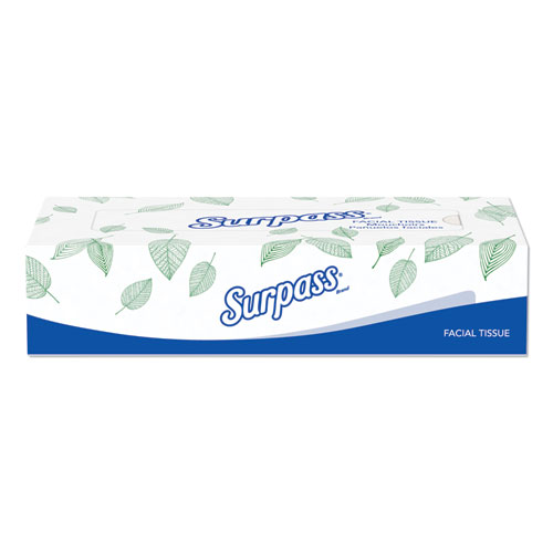 Surpass® Facial Tissue for Business, 2-Ply, White,125 Sheets/Box, 60 Boxes/Carton