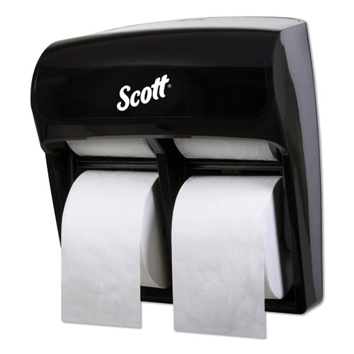 Image of Scott® Pro High Capacity Coreless Srb Tissue Dispenser, 11.25 X 6.31 X 12.75, Black