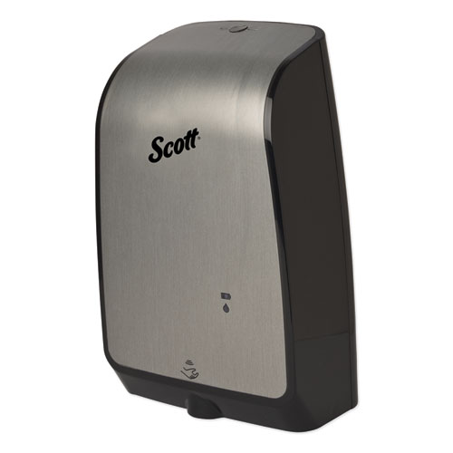 Scott® Electronic Skin Care Dispenser, 1,200 mL, 7.3 x 4 x 11.7 Brushed Metallic
