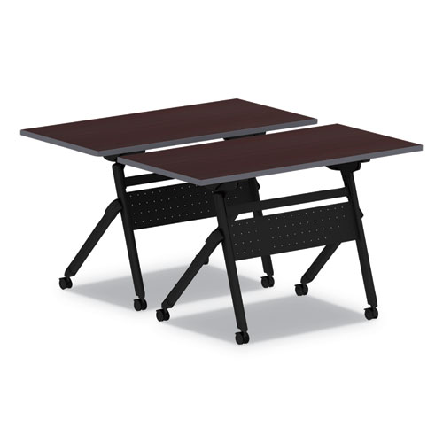 Image of Alera® Flip And Nest Table Base, 32.25W X 23.63D X 28.5H, Black