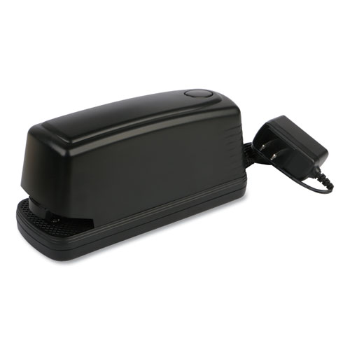 Electric Stapler with Staple Channel Release Button, 20-Sheet Capacity, Black