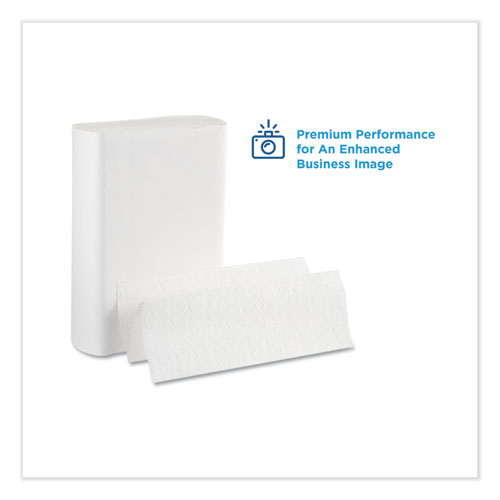 Image of Georgia Pacific® Professional Pacific Blue Ultra Folded Paper Towels, 1-Ply, 10.2 X 10.8, White, 220/Pack, 10 Packs/Carton
