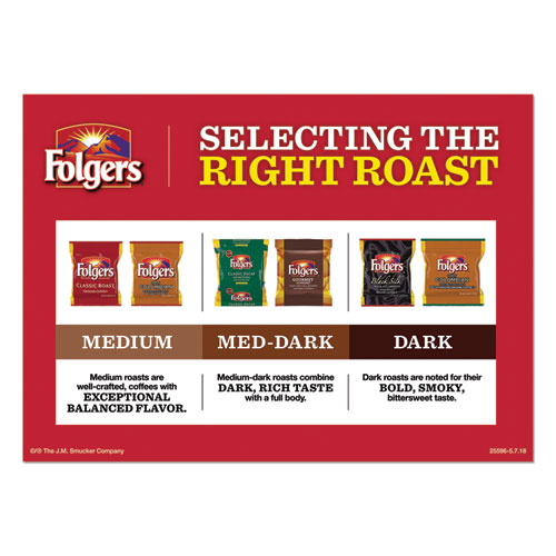 Image of Folgers® Ground Coffee Fraction Packs, Traditional Roast, 2Oz, 42/Carton