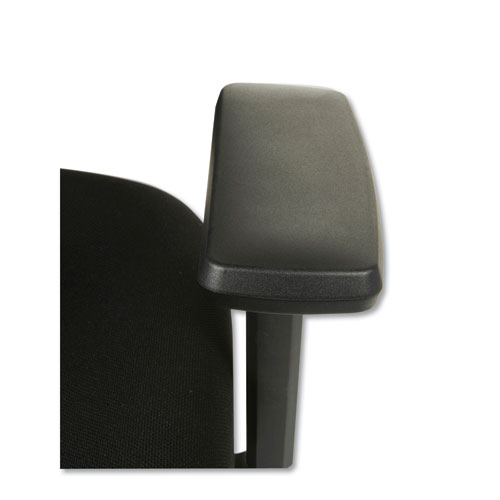 Image of Alera Elusion II Series Mesh Mid-Back Swivel/Tilt Chair, Adjustable Arms, Supports 275lb, 17.51" to 21.06" Seat Height, Black