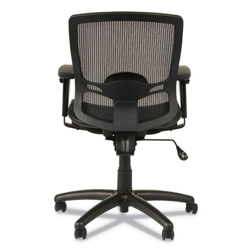 Image of Alera® Etros Series Suspension Mesh Mid-Back Synchro Tilt Chair, Supports Up To 275 Lb, 15.74" To 19.68" Seat Height, Black