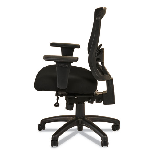 Image of Alera Etros Series Mid-Back Multifunction with Seat Slide Chair, Supports Up to 275 lb, 17.83" to 21.45" Seat Height, Black