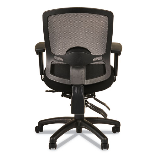 Image of Alera Etros Series Mid-Back Multifunction with Seat Slide Chair, Supports Up to 275 lb, 17.83" to 21.45" Seat Height, Black