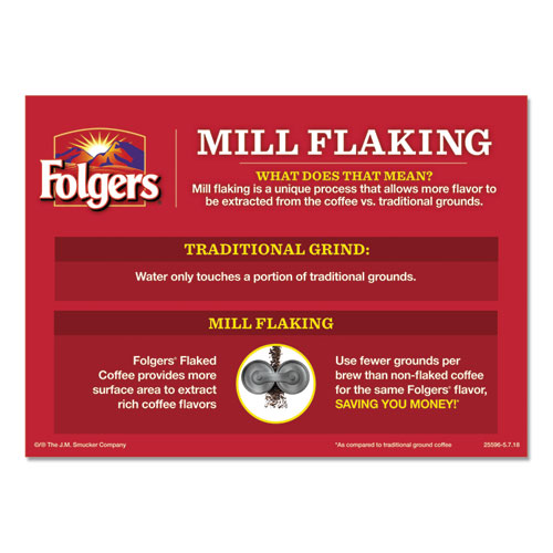 Image of Folgers® Coffee Filter Packs, Decaffeinated Classic Roast, 9/10Oz, 10/Pack, 4 Packs/Carton