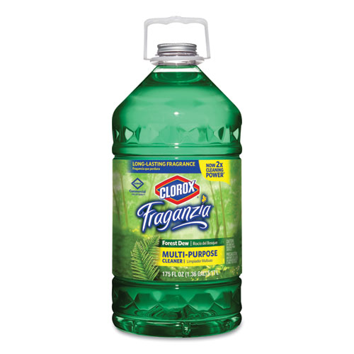 Image of Fraganzia Multi-Purpose Cleaner, Forest Dew Scent, 175 oz Bottle, 3/Carton