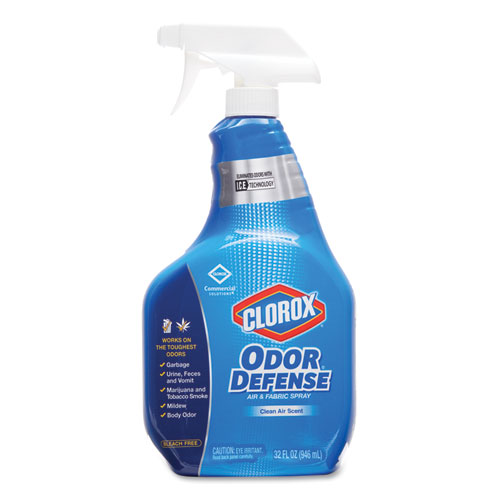 Clorox® Commercial Solutions Odor Defense Air/Fabric Spray, Clean Air Scent, 1 gal Bottle