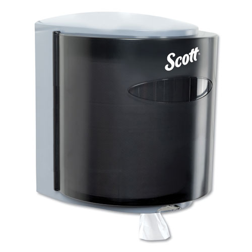 Scott® Roll Control Center Pull Towel Dispenser, 10.3 x 9.3 x 11.9, Smoke/Gray