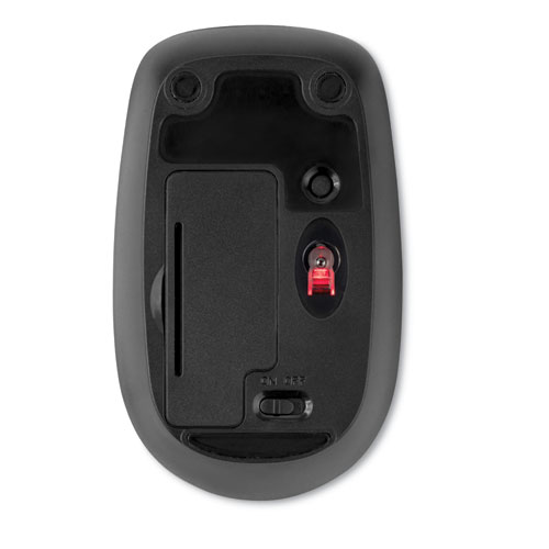 Pro Fit Bluetooth Mobile Mouse, 2.4 GHz Frequency/26.2 ft Wireless Range, Left/Right Hand Use, Black