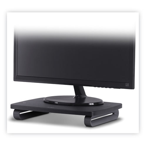 Image of Kensington® Smartfit Monitor Stand Plus, 16.2" X 2.2" X 3" To 6", Black, Supports 80 Lbs