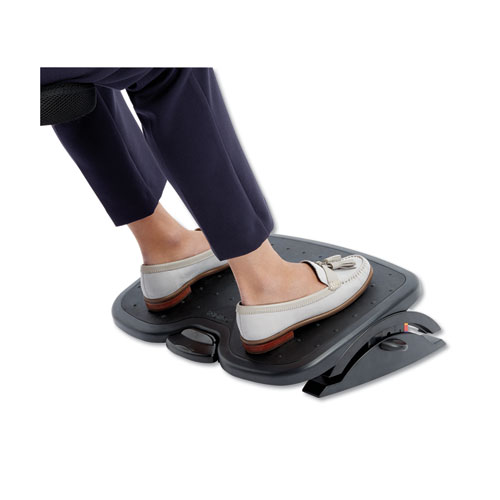 Image of Kensington® Solemate Plus Adjustable Footrest With Smartfit System, 21.9W X 3.7D X 14.2H, Black