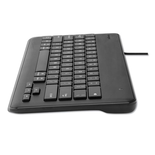 WIRED KEYBOARD FOR IPAD WITH LIGHTNING CONNECTOR, 64 KEYS, BLACK