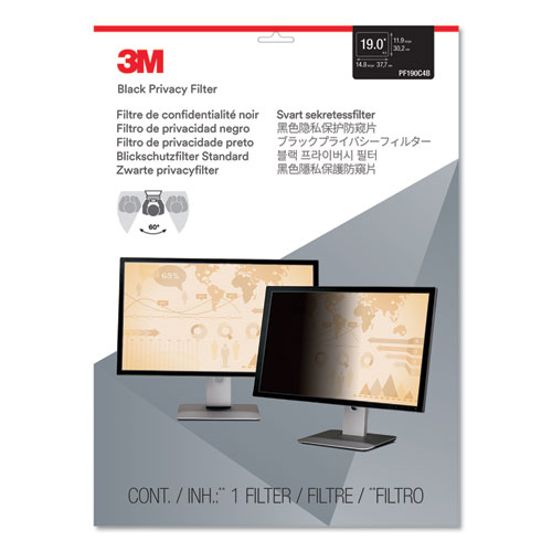 Image of 3M™ Frameless Blackout Privacy Filter For 19" Flat Panel Monitor
