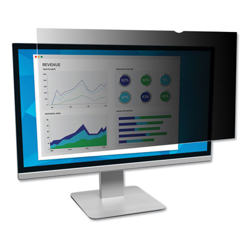 3M™ Frameless Blackout Privacy Filter for 19.5" Widescreen Flat Panel Monitor, 16:9 Aspect Ratio