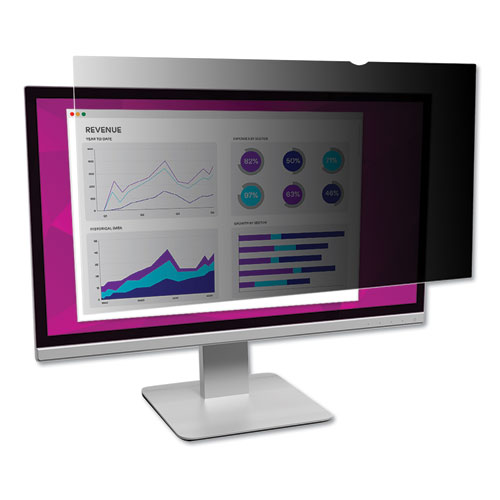3M™ High Clarity Privacy Filter For 24" Widescreen Flat Panel Monitor, 16:9 Aspect Ratio
