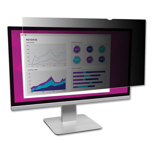 Image of 3M™ High Clarity Privacy Filter For 24" Widescreen Flat Panel Monitor, 16:10 Aspect Ratio
