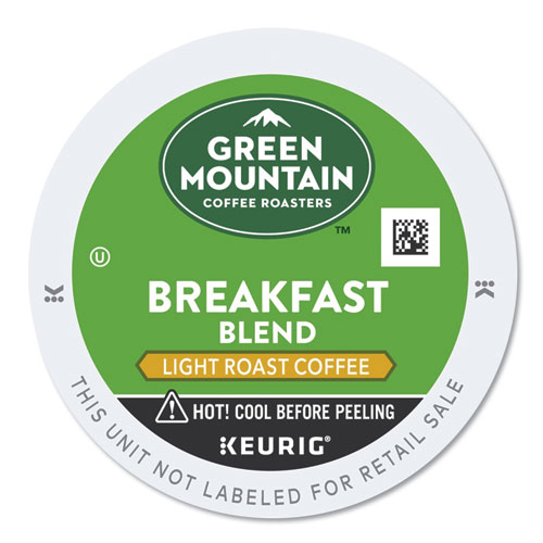 Image of Green Mountain Coffee® Breakfast Blend Coffee K-Cup Pods, 96/Carton