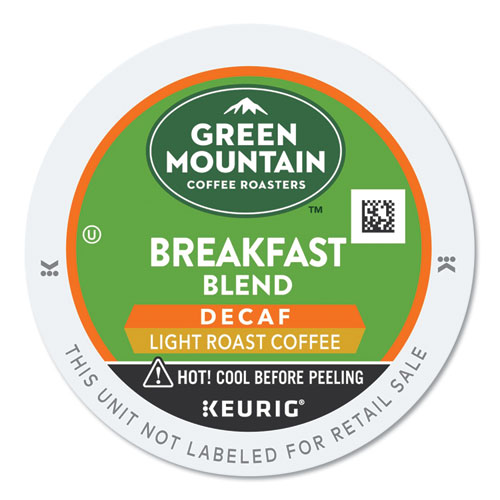 Image of Green Mountain Coffee® Breakfast Blend Decaf Coffee K-Cups, 24/Box