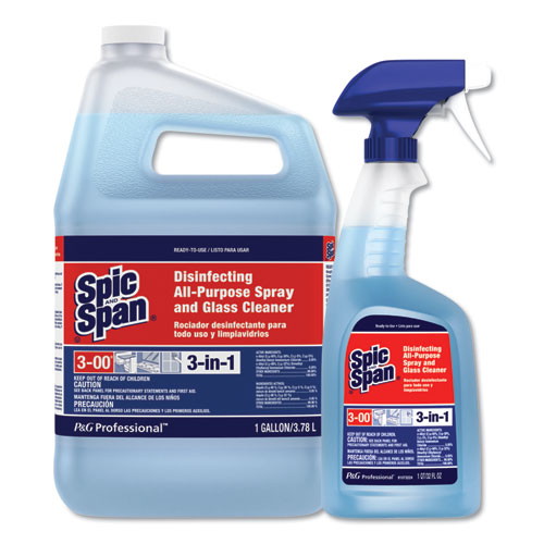 Spic and Span® Disinfecting All-Purpose Spray and Glass Cleaner, Fresh Scent, 1 gal Bottle