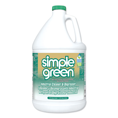 Simple Green® Industrial Cleaner and Degreaser, Concentrated, 1 gal Bottle, 6/Carton