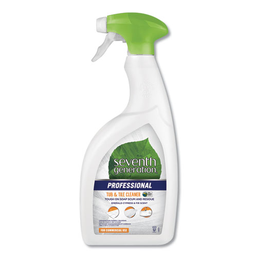Seventh Generation® Professional Tub and Tile Cleaner, Emerald Cypress and Fir, 1 gal, 2/Carton