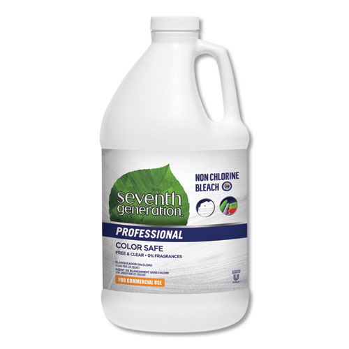 Seventh Generation® Professional Non Chlorine Bleach, Free and Clear, 1 gal Bottle