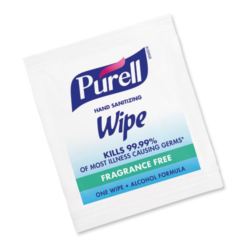 Sanitizing Hand Wipes, Individually Wrapped, 4 1/2 X 6 1/2, 1800/carton