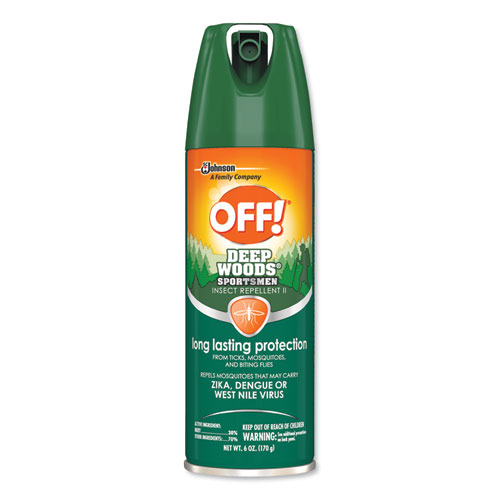 Image of Deep Woods Sportsmen Insect Repellent, 6 oz Aerosol, 12/Carton