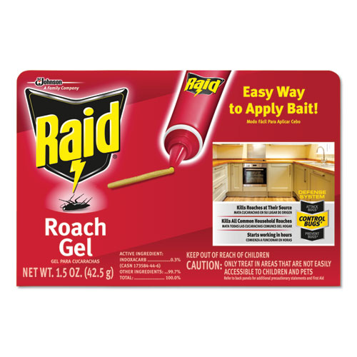 Raid® Ant Gel, 1.06 oz Tube, 8/Carton
