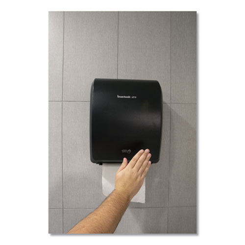 Xtra Electronic Hand Towel Dispenser, 12.31 x 9.31 x 15.94, Black