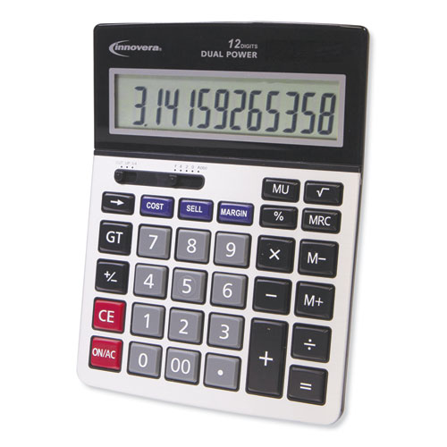15968 Profit Analyzer Calculator, 12-Digit LCD IVR15968