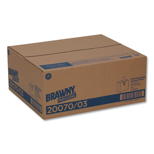 Medium-Duty Premium Wipes, 9 1/4 X 16 3/8, White, 90 Wipes/box, 10 Boxes/carton
