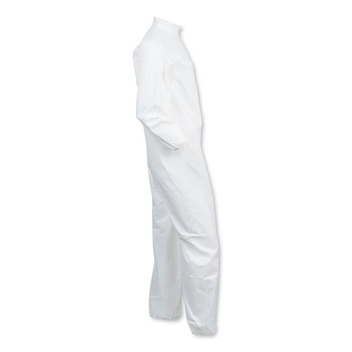 Image of A40 Elastic-Cuff and Ankles Coveralls, 3X-Large, White, 25/Carton