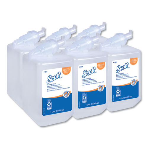 Antimicrobial Foam Skin Cleanser, Fresh Scent, 1,000 mL Bottle