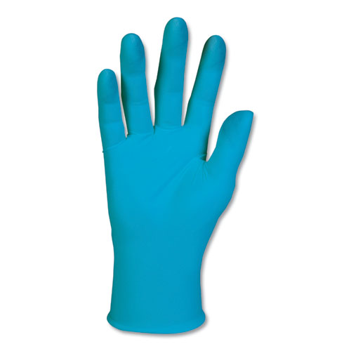 G10 Blue Nitrile Gloves, General Purpose, 242 mm Length, Small | by Plexsupply