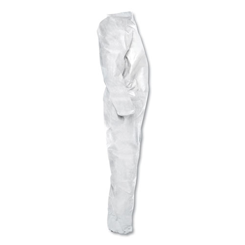 A20 Breathable Particle-Pro Coveralls, Zip, Large, White, 24/Carton