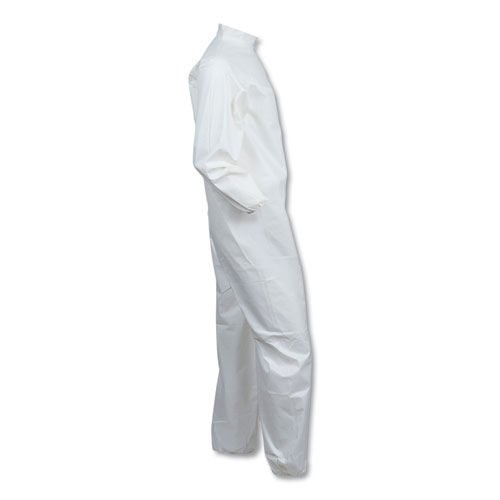 Image of Kleenguard™ A40 Elastic-Cuff And Ankles Coveralls, White, Large, 25/Carton