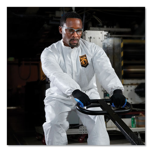 Image of Kleenguard™ A20 Breathable Particle-Pro Coveralls, Zip, Large, White, 24/Carton