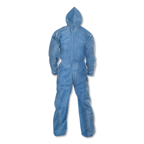 A20 Breathable Particle Protection Coveralls, X-Large, Blue, 24/Carton