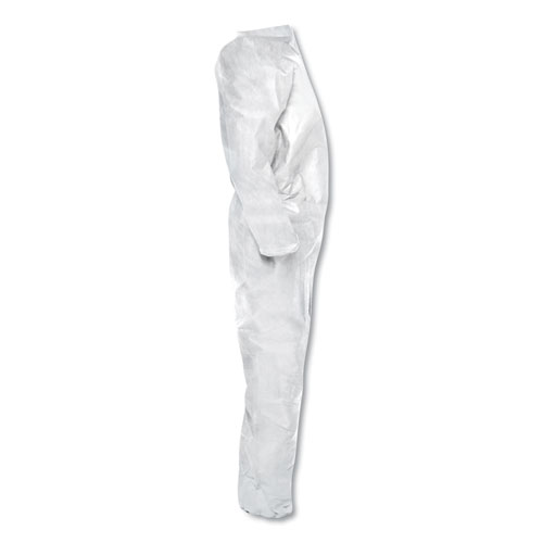 Image of Kleenguard™ A20 Elastic Back Wrist/Ankle Coveralls, X-Large, White, 24/Carton
