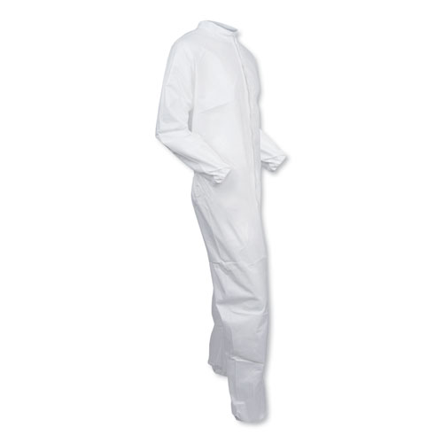 Image of Kleenguard™ A30 Elastic-Back Coveralls, White, X-Large, 25/Carton