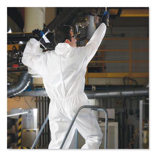 Image of Kleenguard™ A20 Breathable Particle Protection Coveralls, Zip Closure, 3X-Large, White