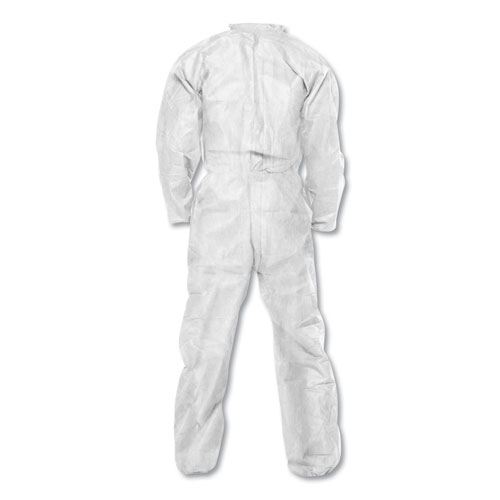 Image of Kleenguard™ A20 Breathable Particle Protection Coveralls, Zip Closure, X-Large, White