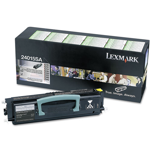 Lexmark™ 24015Sa Return Program Toner, 2,500 Page-Yield, Black